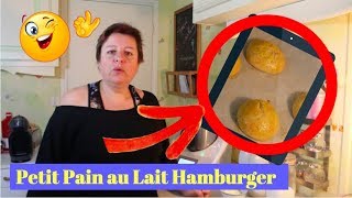 La RECETTE PETIT PAIN au LAIT pour HAMBURGER au THERMOMIX [upl. by Anillehs]