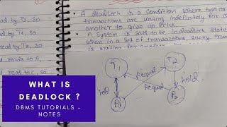 Lec  45  Explain Deadlock in DBMS with example  Database Management System Tutorials in Hindi [upl. by Timotheus]