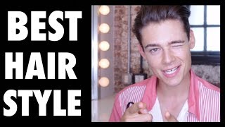 THE BEST HAIRSTYLE FOR MALE MODELS Haircut and Styling Tutorial [upl. by Durman]