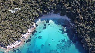 Sivota Greece Epirus Blue Lagoon Pisina Beach It Looks Like You Swimming In A Pool [upl. by Bessie47]