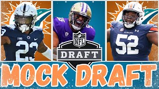 Miami Dolphins 2024 OFFSEASON 7 Round Mock Draft Free Agency Strategy and Team Breakdown [upl. by Colet]