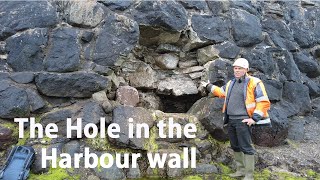 Big hole in Balbriggan harbour wall [upl. by Philbin]