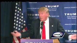 Raw video Donald Trump speaks in Laconia [upl. by Nagud]