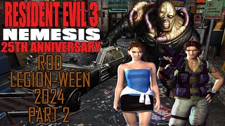 Resident Evil 3 Nemesis 1999  25th Anniversary  RodLegionWeen 2024 Marathon  Part 2 of 5 [upl. by Thacker302]