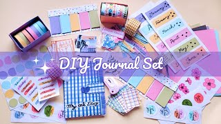 DIY JOURNAL SET How to Make Journal Set at Home DIY Journal kit  DIY Journal Stationary [upl. by Neelyak]