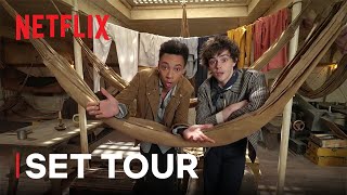 Shadow and Bone  Season 2 Set Tour  Netflix [upl. by Stricklan]