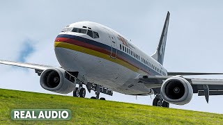 Boeing 737 Cannot Land Anywhere  All Engines Flameout With Real Audio [upl. by Einnek]