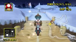 Mario Kart Wii CTGP  N64 Frappe Snowland Gold Star 208683 [upl. by Odranar]