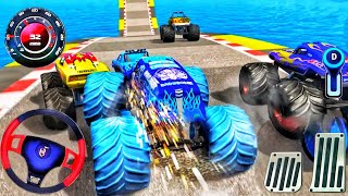 Monster Truck Stunt Car Game 2024 Real Truck Game Bast Monster Truck 3D Stunt Android Gameplay [upl. by Dorree396]