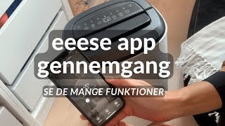 Gennemgang af app til eeese affugter og luftrenser [upl. by Alleunam]