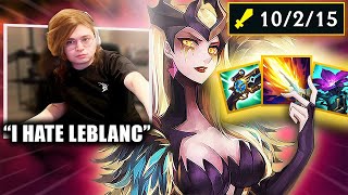 Tilting Sneaky with the NEW Leblanc build INSANE BURST [upl. by Erodavlas]