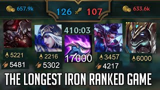 A 7 hour iron ranked game [upl. by Lasser]