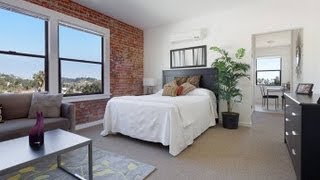 The Gershwin Hollywood Studio Apartment Tour  Living in Hollywood CA [upl. by Abbottson]