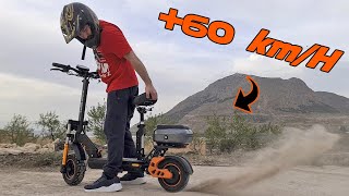 ¡POTENCIA EXTREMA Patinete Eléctrico TODO TERRENO 60 kmh💥  Kukirin m5 pro [upl. by Esiralc]