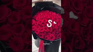 Imported red flower bouquetfreshflowerarrangement flowerbouquet flowergift freshflowers [upl. by Latnahs]