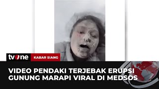 Penuh Abu Vulkanik Begini Video Pendaki yang Terjebak Erupsi Gunung Marapi  Kabar Siang tvOne [upl. by Jami]