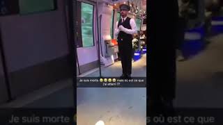 Un employé SNCF danse dans le train [upl. by Ecal163]