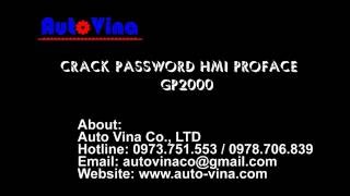 Crack password màn hình Hmi Proface GP2000 [upl. by Salangia]