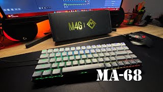 أفضل كيبورد إقتصادي جربته لسنة 2024  M4G MA68 Mechanical Keyboard [upl. by Gabel37]