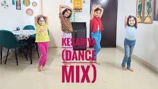 KESARIYA DANCE MIX l Brahmastra l Kids girls group dance choreography by Shalini l Basic Hip Hop [upl. by Kane]