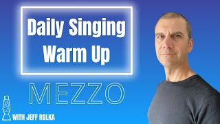 Daily Singing Warm Up Mezzo Soprano Range [upl. by Anallij]