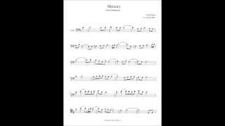 Memory From Departures Cello Solo Sheet Music [upl. by Ykroc]