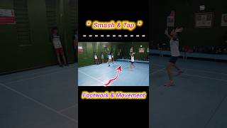 Smash  Tap 🔴 Advance Footwork amp Movement [upl. by Aralomo]