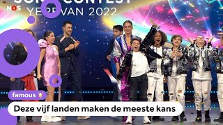 Wie zijn de kanshebbers op het Junior Songfestival [upl. by Hennebery235]