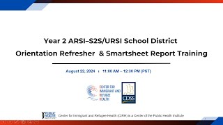 School District Orientation Refresher  Smartsheet Training [upl. by Ribal]