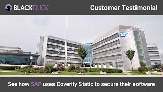 Discover Why SAP Uses Coverity® Static To Secure Their Software  Testimonial Video  Black Duck [upl. by Ahteres]