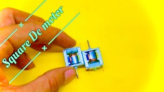 Dc motor free energy generator with square Dc motor ​⁠ [upl. by Norat]