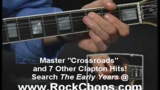 Eric Clapton Tabs Crossroads Video Guitar Lesson [upl. by Jaquelyn]