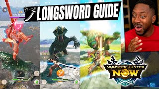 Monster Hunter Now • Best Longsword Guide  How To Play Builds  Beginner Tips [upl. by Tsenre]