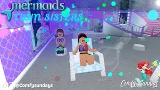 Twin Mermaids Sisters  Roblox Bloxburg [upl. by Etac]