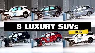 Crash Test Compilation  8 Luxury SUV 2024 [upl. by Haleemak]