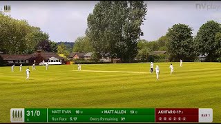 Middlewich CC 1st XI vs Bredbury St Marks CC 1st XI [upl. by Enerehs753]