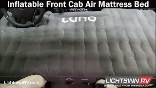 LichtsinnRVcom  Inflatable Front Cab Air Mattress Bed for Winnebago Class B amp EKKO RVs [upl. by Ydnolem]