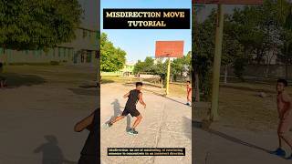 MISDIRECTION MOVE TUTORIAL IN HINDI 🤯🤯 basketballtraining basketball shorts [upl. by Posehn57]