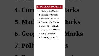 BPSC Prelims EXAM PATTERN  70th BPSC EXAM Date  bpscpre uppcs upsc ssc ssccgl bpscexam [upl. by Anura781]