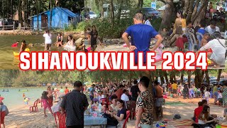 Amazing Sihanoukville New Year 2024  Kompong Som New Update Now 2024 ក្រុងព្រះសីហនុកំពង់សោម ២០២៤ [upl. by Outlaw]