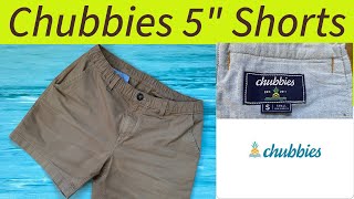 Chubbies 55quot Inseam Review  Mens Cotton Short Shorts  Better than Patagonia Stand Up in 2024 [upl. by Acimaj]