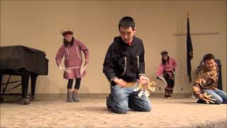 MEHS Yupik Dance Group  2014 Arctic Winter Games  Fairbanks Library [upl. by Schiro]