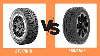 Tire Size 27570r18 vs 26565r18 [upl. by Dorehs439]