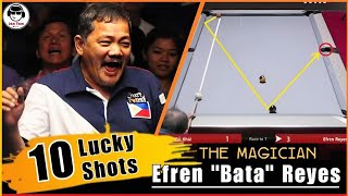 Efren Reyes Lucky Shots [upl. by Linad]