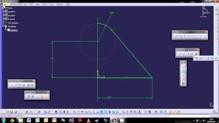 CATIA V5 The Basics  Tutorial 2 The Sketch Workbench [upl. by Siloum]