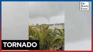 Tornado hits Aparri town [upl. by Atiekram894]