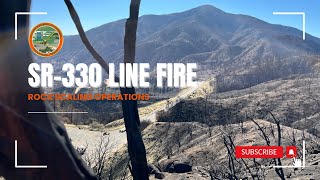 SR330 Line Fire Rock Scaling [upl. by Nolyarg]