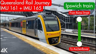 Queensland Rail Journey  IMU 161  IMU 165 From Roma Street To Auchenflower [upl. by Stinson156]