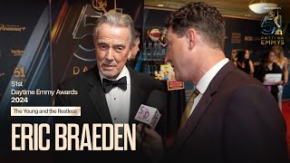 2024 Daytime Emmys Red Carpet Eric Braeden Young and The Restless [upl. by Yorker]