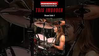 Tris Imboden SHORT DRUM SOLO 1  trisimboden drumsolo drummerworld [upl. by Anibor]